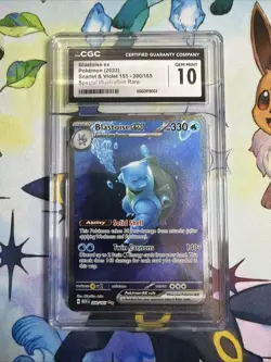2023 POKEMON SV 151 MEW EN 200/165 BLASTOISE EX SPECIAL ILLUSTRATION RARE CGC 10 - Image 1