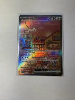 Mew ex SVP 053 Pokemon TCG Scarlet Violet 151 Black Star Promo Full Art NM - Image 1