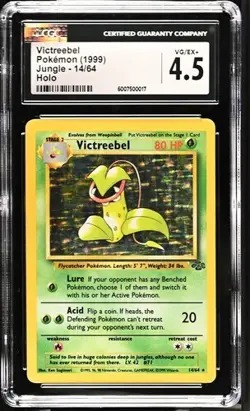 Victreebel Holo (14/64) - CGC 4.5 - 1999 Jungle Unlimited - Pokemon - Image 1