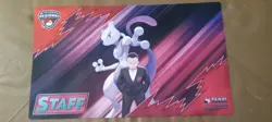 Pokemon Regional Staff Playmat Pittsburgh Mewtwo and Giovanni Destined Rivals - Image 1