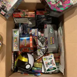 Bulk Pokemon Item Lot, See Photos Empty Tins, Boxes, Pack Arts, Playmat, Binder - Image 2