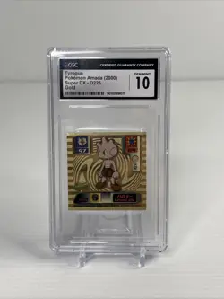 Pokemon Amada 2000 Super DX -D226 Gold Tyrogue Sticker CGC 10 - Image 1