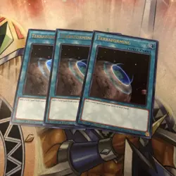 3x Terraforming 1st Edition Ultra Rare RA04-EN084 Yu-Gi-Oh! - Image 1