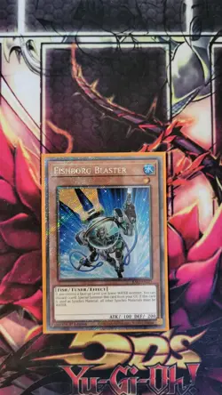 Yu-Gi-Oh Fishborg Blaster Platinum Secret Rare 1st Edition RA03-EN225 - Image 1