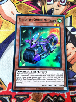 Superheavy Samurai Motorbike op23-en006 Unltd Ed (VLP) Super Rare Yu-Gi-Oh! - Image 1