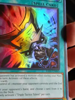 Yugioh Triple Tactics Talent RA01-EN063 Super Rare 1st Ed NM - Image 3