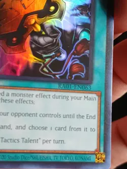 Yugioh Triple Tactics Talent RA01-EN063 Super Rare 1st Ed NM - Image 4