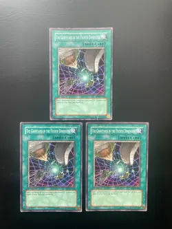 Yugioh The Graveyard in the Fourth Dimension SD1-EN020 Common 1st Edition DMG X3 - Image 1