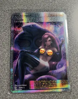 Jessie Waifu Custom Doujin Poke Mon Card Read Description - Image 1