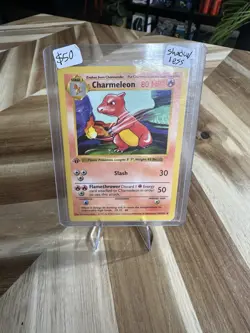 1st Edition Charmeleon Shadowless Pokemon Card 1999 Base Set 024/102 - Image 1