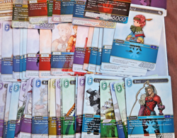 Final Fantasy TCG Bundle Job Lot 187 Mint Cards, 7 Foils Opus 1 & 7 + 2 Leaflets - Image 4