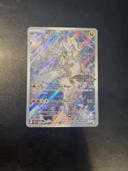 Pokemon TCG Reshiram N's Journey Together Card 167/159 Stamped Box Topper Promo - Image 1