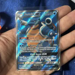 Blastoise GX Black Star Promos Holo Card SM189 - Image 1