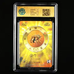CCG GemMint 9.5 2025 KAYOU Saint Seiya CCG Card SS-BUR-019 Aldebaran 126/499 - Image 3