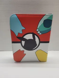 Pokemon Trading Card Binder TCG 400 Card Holder Zip Up binder Ash and Starters - Image 3