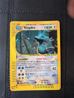 Pokemon TCG - Crystal Kingdra 148/147 Aquapolis Holo Rare Pokemon Card - Image 1