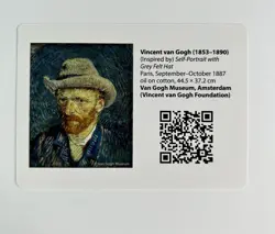 2023 Pokemon X Van Gogh Museum QR Code Card (Does Not Come With Pikachu) - Image 1