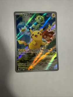 Pikachu 027 Black Star Promo Paldea Evolved Pokemon TCG Trading Card Game - Image 1