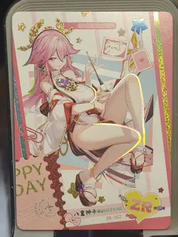 Yae Miko Senpai Goddess Haven 6 Card Goddess Story Anime Waifu ZR ZR-002 - Image 1