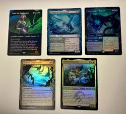 Magic The Gathering Tarkir Lot Of 5 Foil (mint) - Image 1