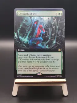 Strength of Will (Extended Art Foil) - #267 - Rare - Marvel's Spider-Man - SPM - Image 1