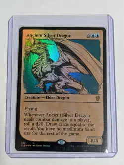 Ancient Silver Dragon (Showcase) (FOIL) Legends: Battle for Baldur's Gate... - Image 1