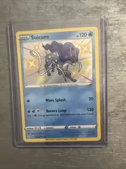 Pokemon TCG Suicune Holo Rare Shining Fates Baby Shiny Vault SV022/SV122 Hp 120 - Image 1
