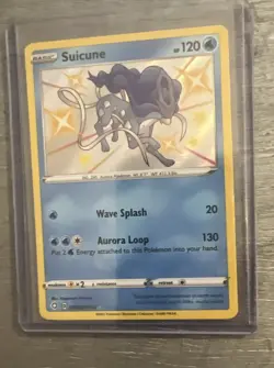 Pokemon TCG Suicune Holo Rare Shining Fates Baby Shiny Vault SV022/SV122 Hp 120 - Image 4