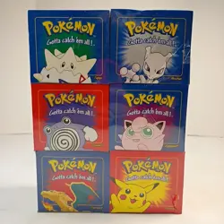 Burger King 1999 Pokemon 23K Gold Plated Complete SEALED Set of Six - Brand New - Image 1