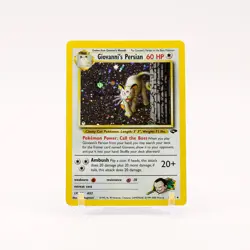 Giovanni's Persian - 8/132 Gym Challenge Unlimited Holo Rare Pokemon - NM - Image 1