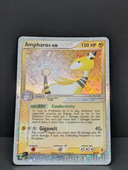 Ampharos ex 89/97 Dragon Holo Ultra Rare Pokemon TCG Nintendo WOTC e-reader HP - Image 3