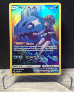 🌊 Pokemon TCG Wishiwashi 240/236 Cosmic Eclipse Secret Rare Holo NM 🌟 - Image 1