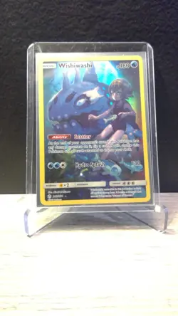 🌊 Pokemon TCG Wishiwashi 240/236 Cosmic Eclipse Secret Rare Holo NM 🌟 - Image 3
