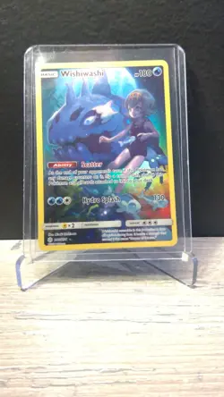 🌊 Pokemon TCG Wishiwashi 240/236 Cosmic Eclipse Secret Rare Holo NM 🌟 - Image 4