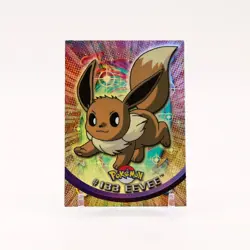 Eevee - TV #133 2000 Topps Pokemon Rainbow Holo Foil Animation Series - LP/MP - Image 1