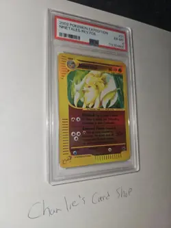 Ninetales Rev Foil 2002 Pokemon Expedition PSA 6 EX-MT - Image 1