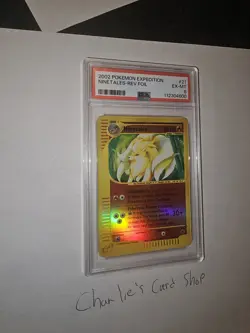 Ninetales Rev Foil 2002 Pokemon Expedition PSA 6 EX-MT - Image 3