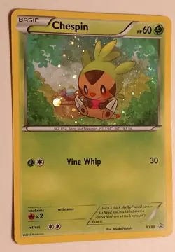 Pokemon TCG Chespin (Collector Chest) XY88 Black Star Promo NM - Image 1