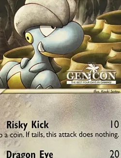 Pokemon EX "Dragon Series"-Bagon 50/97-GEN CON Black Star Promo Super Rare- NM+ - Image 2