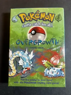 Wizards of the Coast 1999 Pokemon Overgrowth Theme Deck New Sealed In Box - Image 1