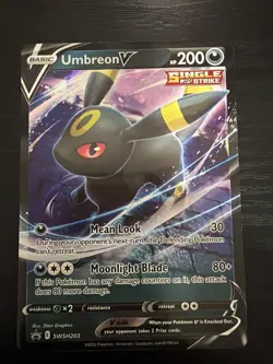 Pokemon TCG Umbreon V SWSH Black Star Promos SWSH203 Holo Promo NM or better - Image 1