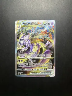 Pokemon TCG Mewtwo VSTAR - GG44/GG70 Crown Zenith Alt Art Holo (NM/Mint) - Image 1