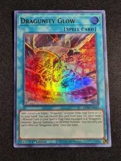 Yugioh - Dragunity Glow GFTP-EN041 1st Edition Ultra Rare NM - Image 1