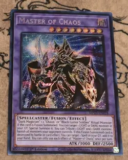 Yugioh Master of Chaos MP23-EN018 1st Edition Prismatic Secret Rare NM - Image 1