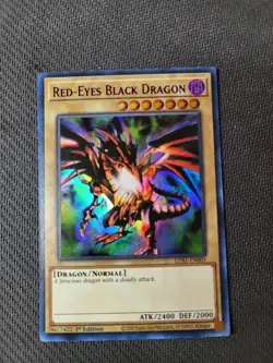 1x Yugioh! Red-Eyes Black Dragon (Blue) - LDS1-EN001 - Ultra Rare 1st LP - Image 1