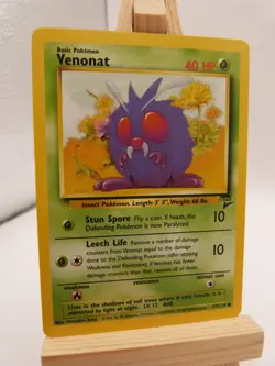 Pokemon Common Card : Venonat 97/130 (Base Set 2) - Image 1
