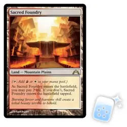 SACRED FOUNDRY Gatecrash GTC Magic MTG MINT CARD - Image 1