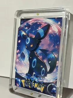 Pokemon Acrylic 3D paper display art card Umbreon Non Tcg - Image 2