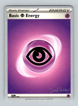Pokemon TCG - World Championships 2023 Deck Promo Card - Psychic Energy - Image 1