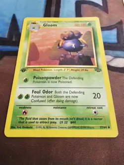 Pokemon TCG Gloom Card 37/64 Jungle Regular 1st Edition NM - Image 2